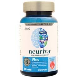 Neuriva Brain Performance Plus Gummies Strawberry 50 gummy