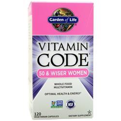 Garden Of Life Vitamin Code - 50 & Wiser Women 120 vcaps