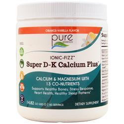 Pure Essence Ionic-Fizz Super D-K Calcium Plus Orange-Vanilla 420 grams