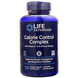 Life Extension Calorie Control Complex with Phase 3 and African Mango 120 vcaps