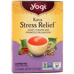 Yogi Stress Relief Tea Kava - Caffeine Free 16 pckts