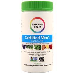 Rainbow Light Certified Mens Multivitamin 120 caps