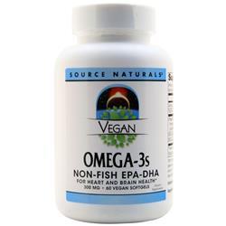 Source Naturals Vegan Omega-3s Non-Fish EPA-DHA 60 sgels
