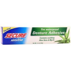 Secure Waterproof Denture Adhesive Sensitive 1.4 oz