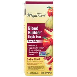 Megafood Blood Builder Liquid Iron Once Daily Orchard Fruit 15.8 fl.oz