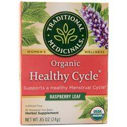 Traditional Medicinals Organic Womens Wellness Tea Healthy Cycle 16 pckts