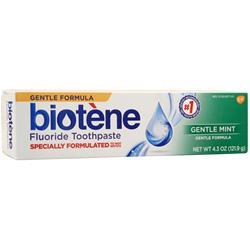 Biotene Fluoride Toothpaste Gentle Formula Gentle Mint 4.3 oz