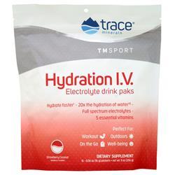 Trace Hydration I.V. - Electrolyte Drink Paks Strawberry Coconut 16 pckts