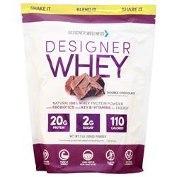 Designer Protein Designer Whey Natural 100% Whey Protein Double Chocolate 2 lbs