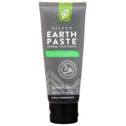 Redmond Life Silver Earth Paste Mineral Toothpaste Spearmint with Activated Charcoal 4 oz
