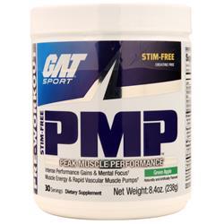 GAT PMP - Peak Muscle Performance (Stim-Free) Green Apple 238 grams