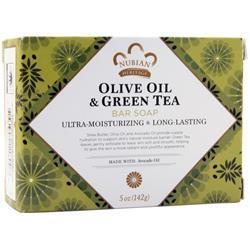 Nubian Heritage Bar Soap Olive Oil & Green Tea 5 oz
