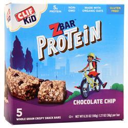 Clif Bar Z Bar Protein for Kids Chocolate Chip 5 bars