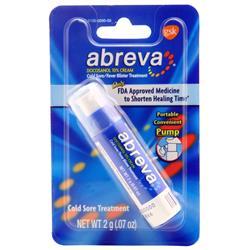 Glaxo Smith Kline Abreva Cold Sore Cream Pump 2 gr