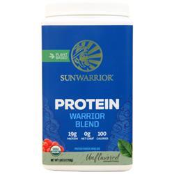 SunWarrior Warrior Blend - Plant Based Organic Protein Unflavored - Unsweetened 750 grams
