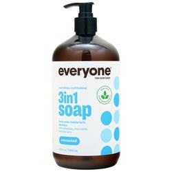 EO Products Everyone for Every Body 3-in-1 Soap Unscented 32 fl.oz