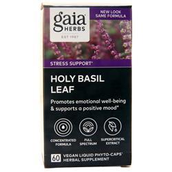Gaia Herbs Single Herbs - Holy Basil Leaf 60 lcaps