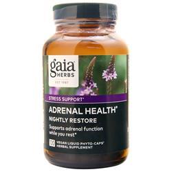 Gaia Herbs Adrenal Health - Nightly Restore 120 lcaps