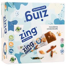Zing Keto Bar Macadamia Snickerdoodle 12 bars