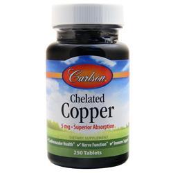 Carlson Chelated Copper (5mg) 250 tabs