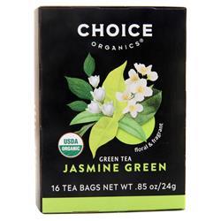 Choice Organics Green Tea Jasmine Green 16 pckts