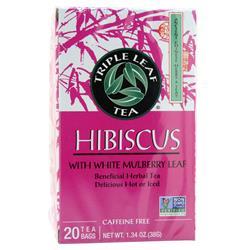 Triple Leaf Tea Hibiscus Herbal Tea 20 pckts