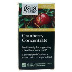 Gaia Herbs Cranberry Concentrate (420mg) 60 lcaps