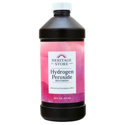 Heritage Store Hydrogen Peroxide Mouthwash Refreshing Eucalyptus Mint 16 fl.oz