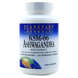 Planetary Formulas KSM-66 Ashwagandha Root Extract 120 vcaps