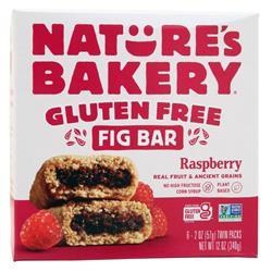 Natures Bakery Fig Bar - Gluten Free Raspberry 6 pack