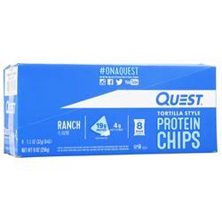 Quest Nutrition Quest Chips Ranch Tortilla Style 8 pckts