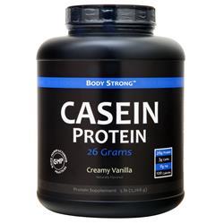 BodyStrong 100% Casein Protein Creamy Vanilla 5 lbs