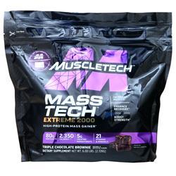 Muscletech Mass Tech Extreme 2000 - Performance Series Triple Chocolate Brownie 6 lbs