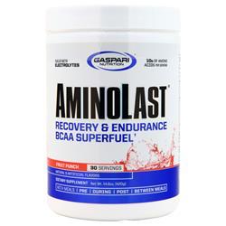 Gaspari Nutrition Aminolast - Recovery & Endurance BCAA Superfuel Fruit Punch 420 grams