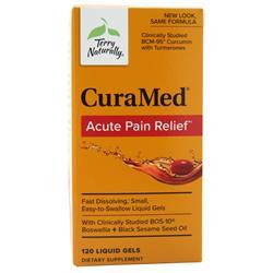 EuroPharma Terry Naturally - CuraMed Acute Pain Relief 120 lcaps