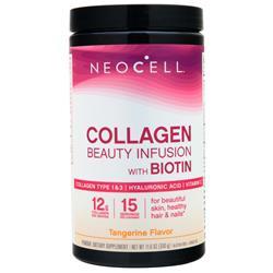 Neocell Collagen Beauty Infusion with Biotin Tangerine 11.6 oz