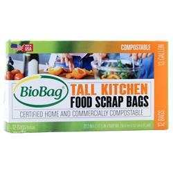 BioBag Tall Kitchen Food Scrap Bags 13 Gallon 12 count