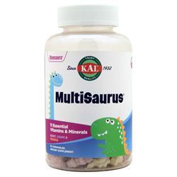 KAL Dinosaurs - Multisaurus Vitamins & Minerals Berry, Grape & Orange 90 chews