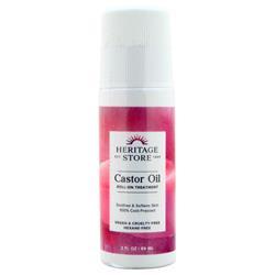 Heritage Store Castor Oil Roll-On Treatment 3 fl.oz