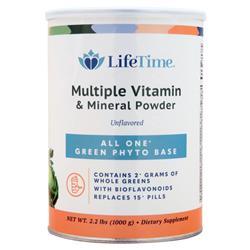 Lifetime All One Green Phyto Base - Multiple Vitamin & Mineral Powder Unflavored 2.2 lbs