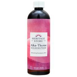 Heritage Store Alka-Thyme - Alkaline Mouthwash Refreshing Eucalyptus Mint 16 fl.oz
