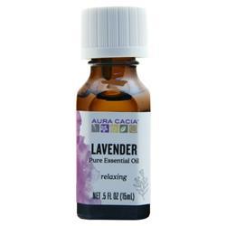 Aura Cacia Lavender Pure Essential Oil .5 fl.oz