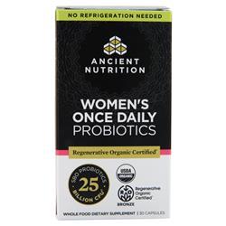 Ancient Nutrition Regenerative Organic Certified Womens Once Daily Probiotics 30 caps
