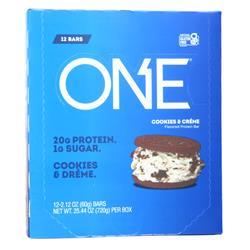 ONE Brands One Bar Cookies & Creme 12 bars