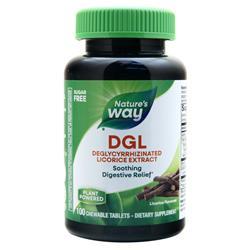 Natures Way DGL Sugar Free Licorice 100 tabs