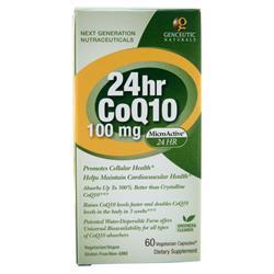 Genceutic Naturals 24hr CoQ10 60 vcaps