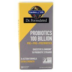 Garden Of Life Dr. Formulated Probiotics 100 Billion 30 vcaps