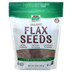 Now Organic Flax Seeds 2 lbs