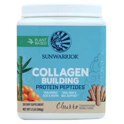 SunWarrior Plant-Based Collagen Building Protein Peptides Churro 500 grams