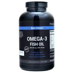 BodyStrong Omega-3 Fish Oil (Enteric Coated) 240 sgels